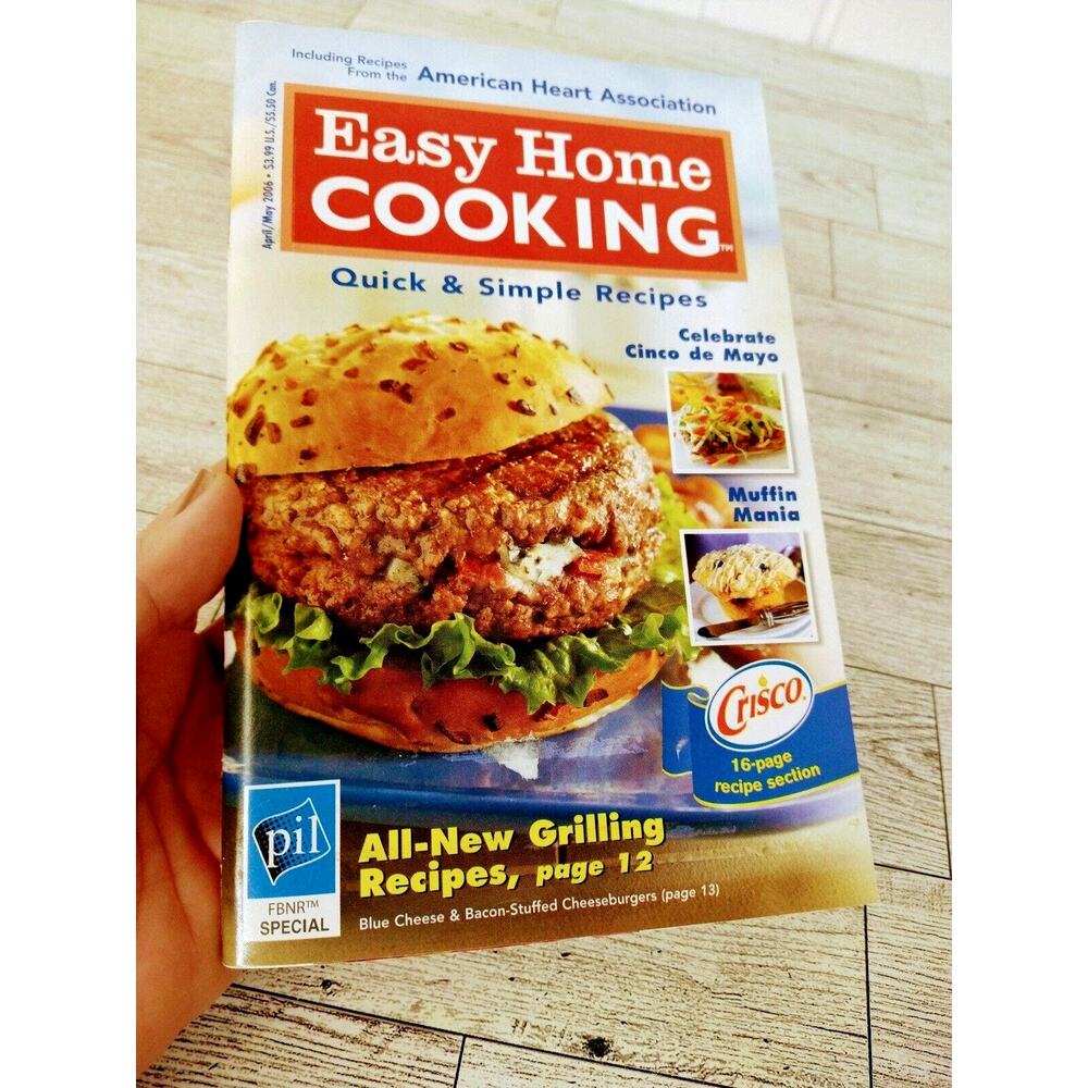 Easy Home Cooking Quick & Simple‎ Recipes Cookbook Booklet 2006 Vtg